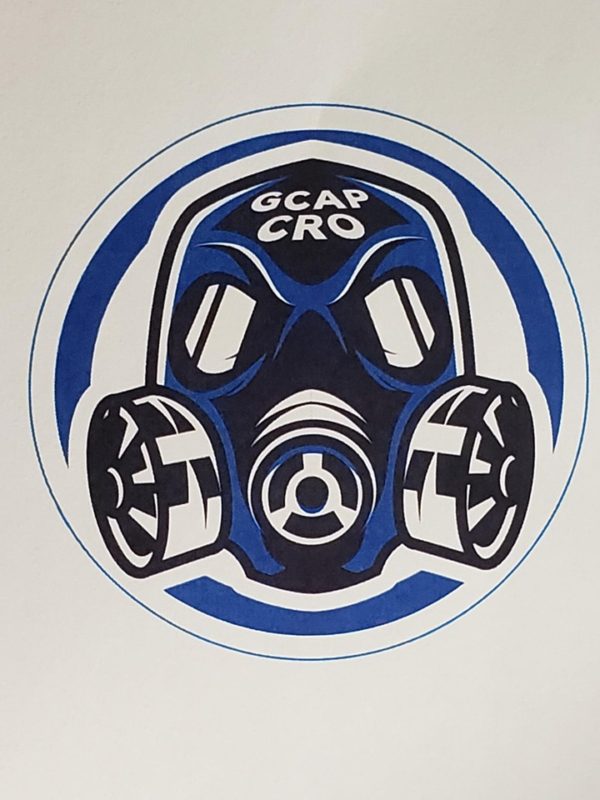 GCAP CRO - Hard Hat Stickers